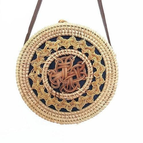 sac rond paille harmonia