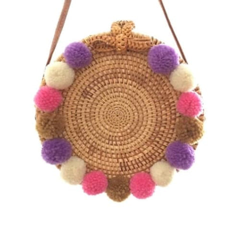 sac rond paille lumosia