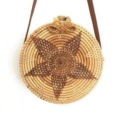 sac rond paille floradia